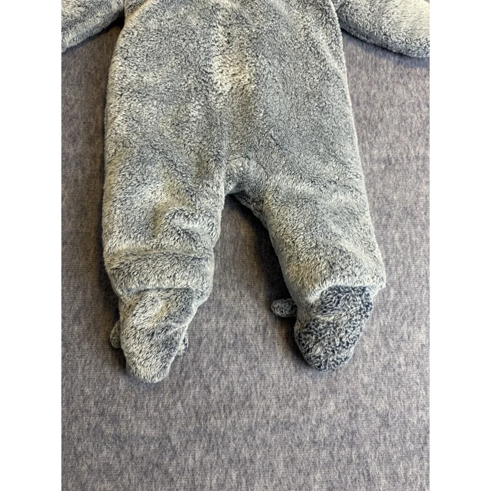 3-6M Unisex‎ Koala Baby 1-Piece Plush Hooded Pram Suit Fleece Jumper Blue
